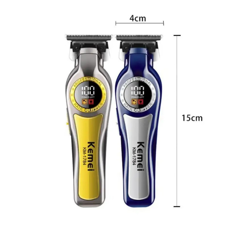 اندازه ماشین اصلاح خط زن و صفر زن کیمی مدل KM-1784