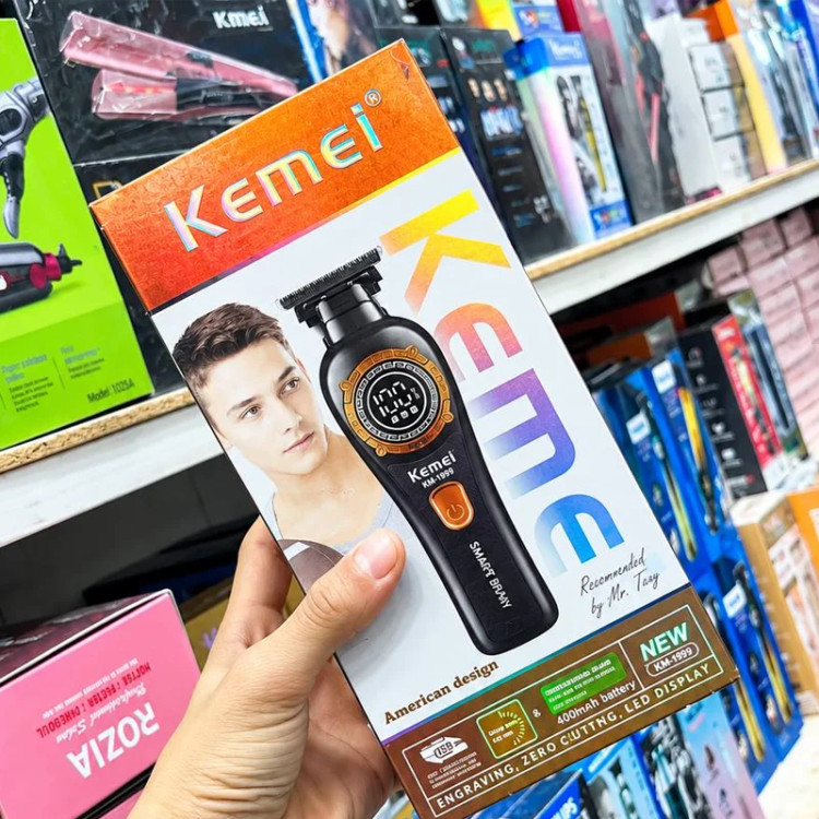 خرید ماشین اصلاح موی سر و صورت شارژی کیمی مدل km-999