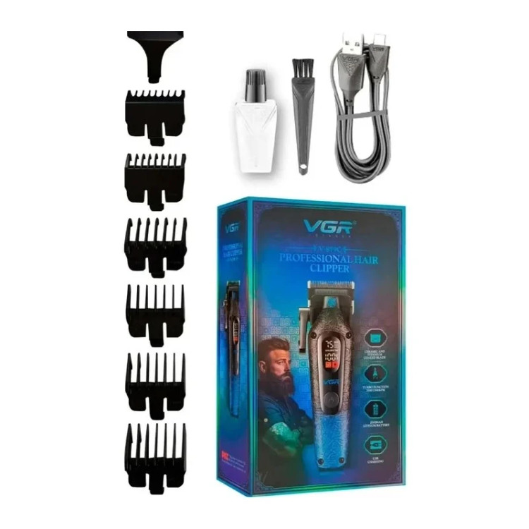 اقلام ماشین اصلاح موی سر و صورت شارژی وی جی ار مدل V-879T