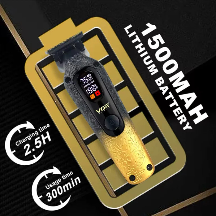 سرعت ماشین اصلاح موی سر و صورت شارژی وی جی ار مدل V-879T