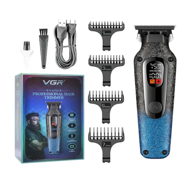 شانه های ماشین اصلاح موی سر و صورت شارژی وی جی ار مدل V-879T