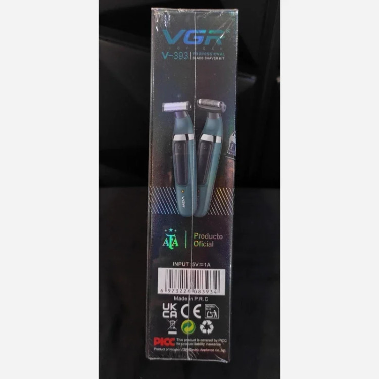 اصالت ماشین اصلاح صورت و بدن وی جی آر مدل V-393