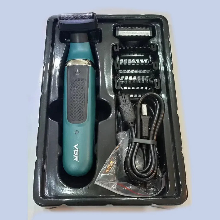 اقلام همراه ماشین اصلاح صورت و بدن وی جی آر مدل V-393
